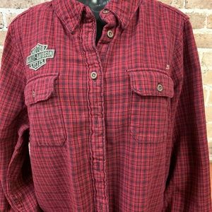 Women’s Harley Davidson button down shirt